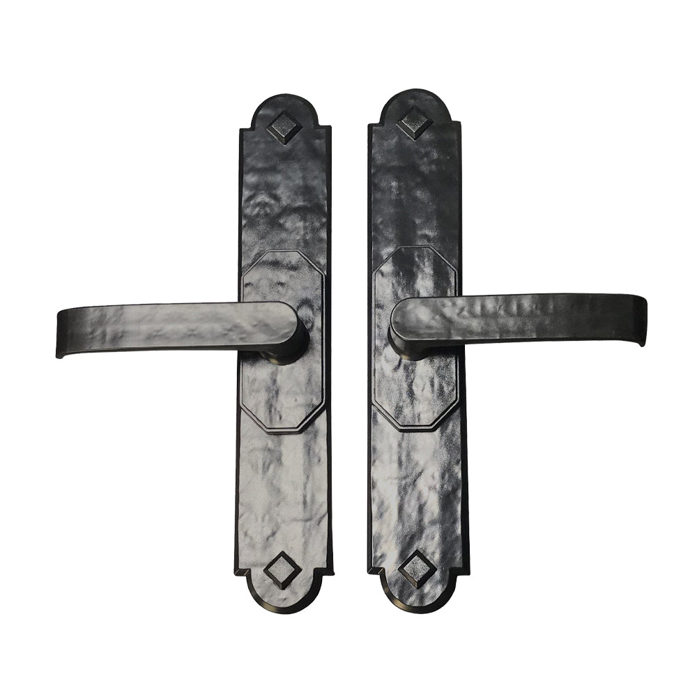 11" Traditional Magnetic Decorative Handle Set, Black (Set of 2)